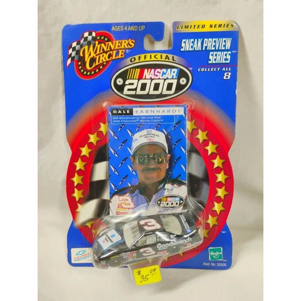 Dale Earnhardt #3 Winners Circle Sneak Preview NASCAR 2000 1:64 Die Cast Car NIB
